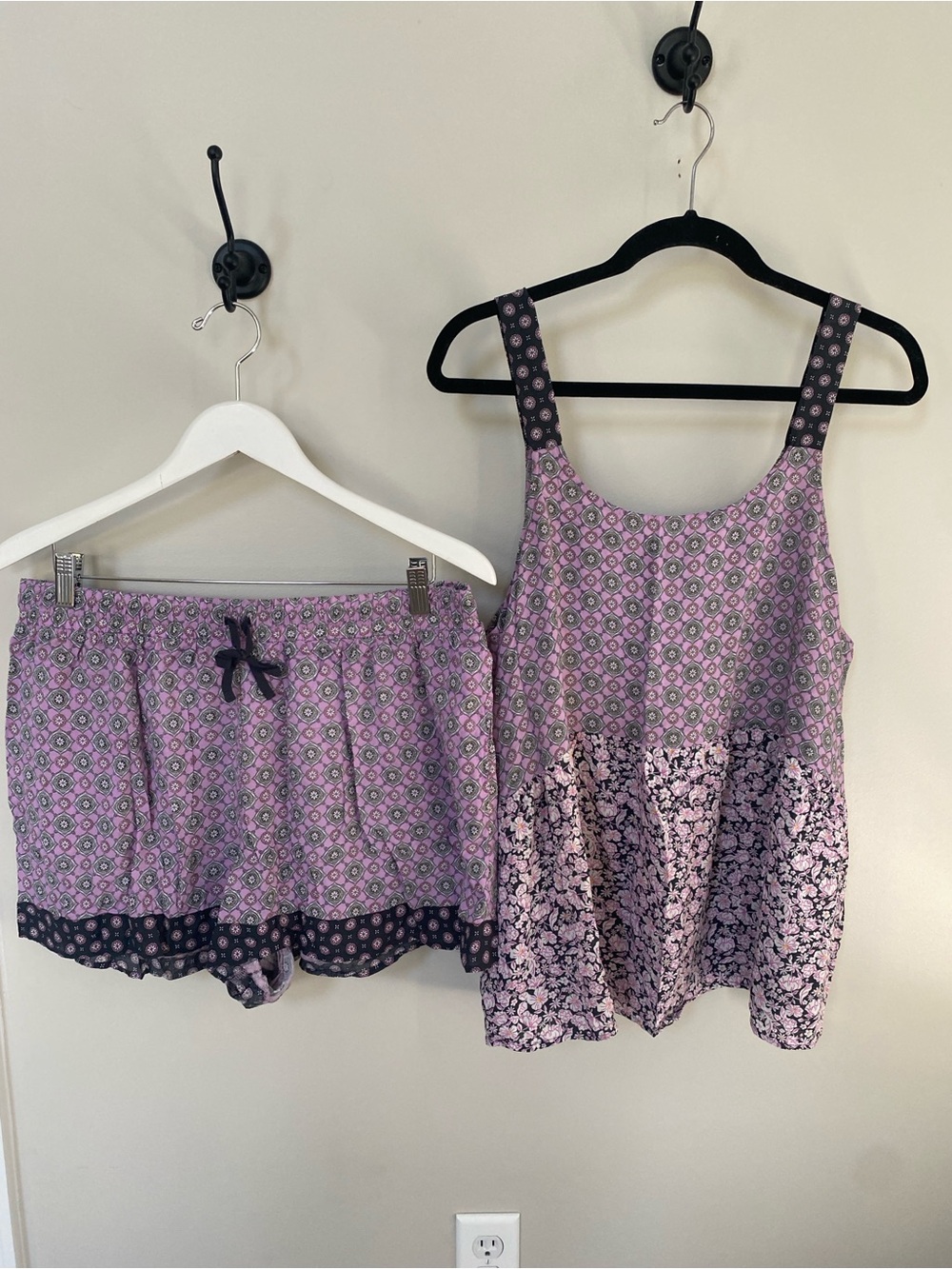 Simply Vera Vera Wang Lavender boho pajamas set size XL
